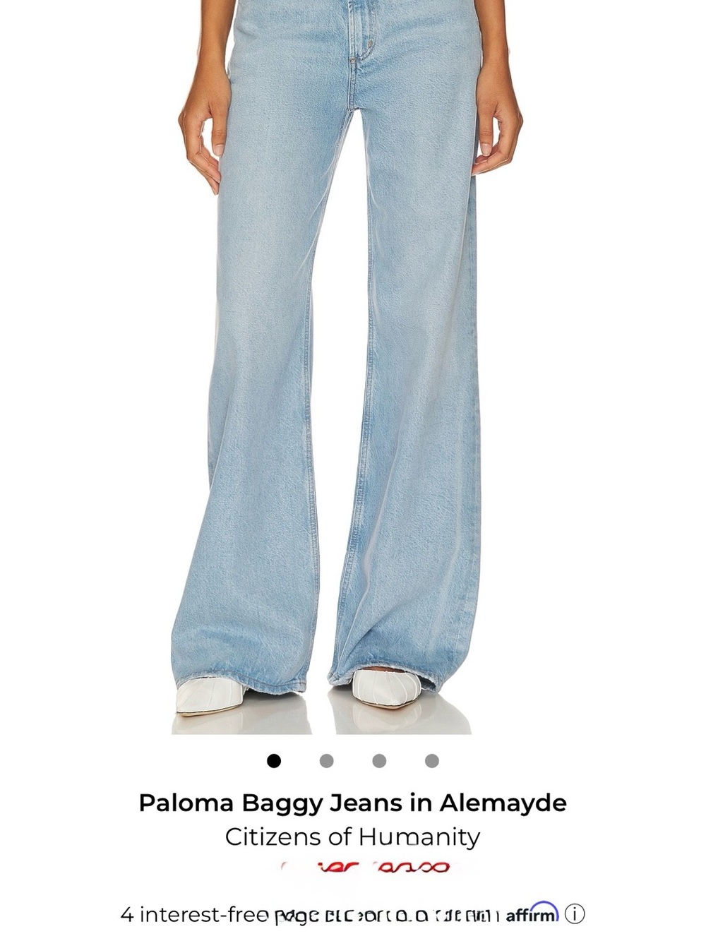 Citizens Of Humanity Paloma Wide-Leg Jeans - Light Blue